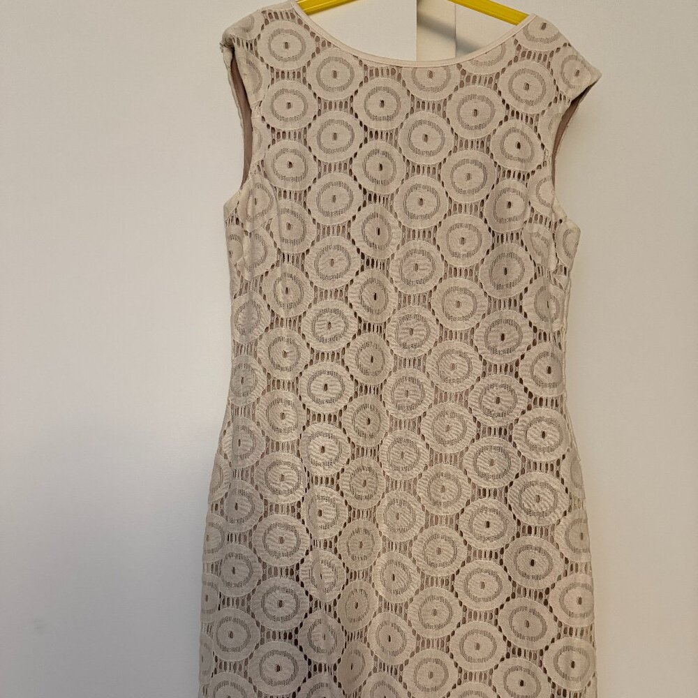 Jessica Howard Cream Dress, Size 4